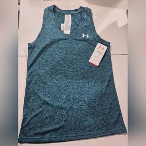 Under Armour Women's Teal Melange Tank Top